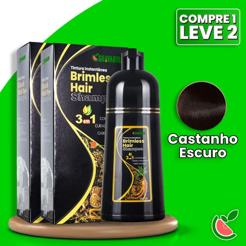 Shampoo Tinta Brimless (Dura Até 6 Meses!) + BRINDE Especial