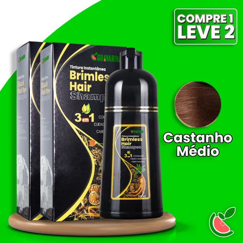 Shampoo Tinta Brimless (Dura Até 6 Meses!) + BRINDE Especial