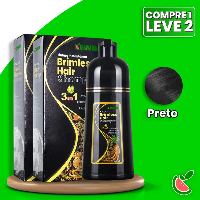 Shampoo Tinta Brimless (Dura Até 6 Meses!) + BRINDE Especial